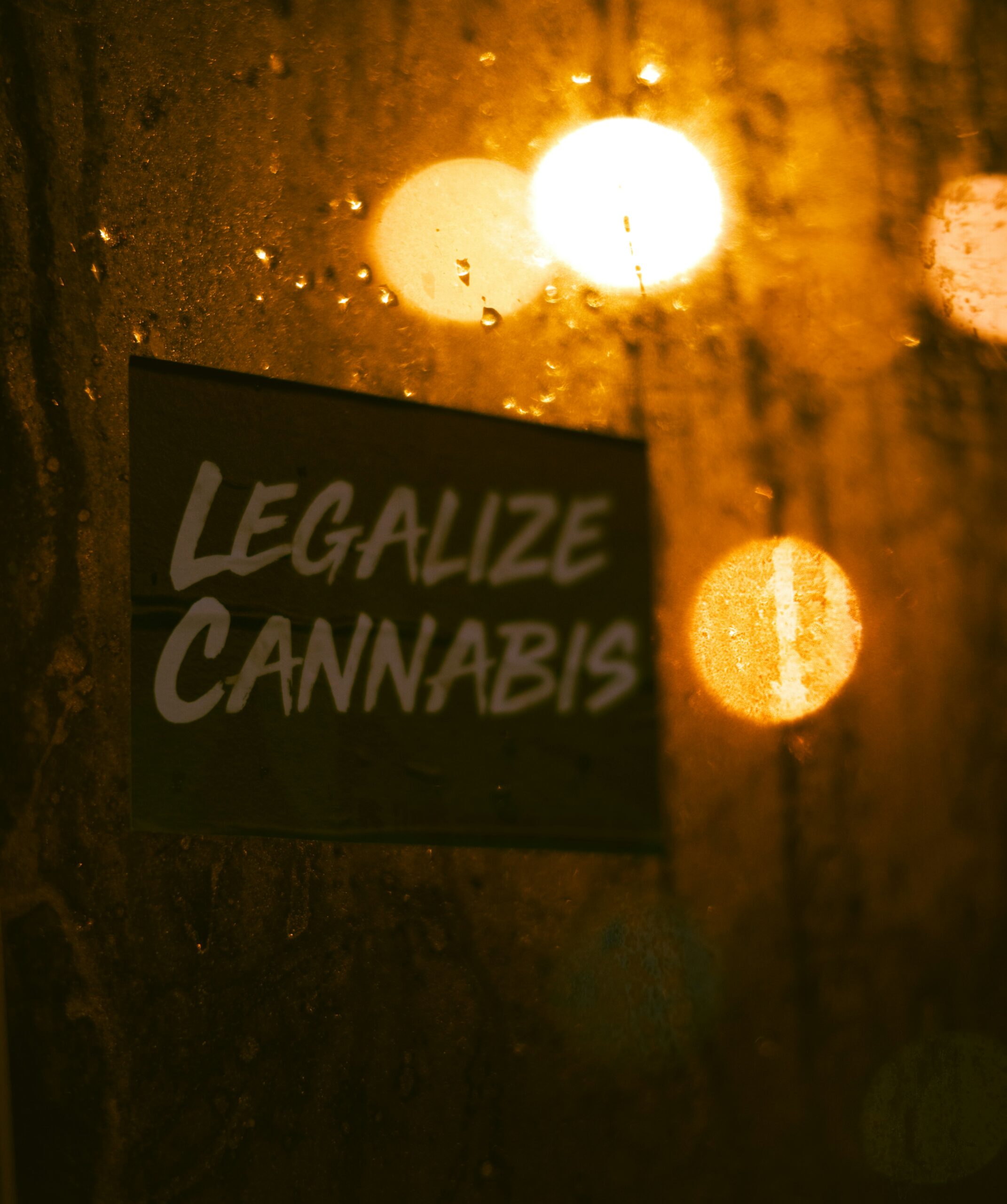 Legalise Cannabis sign - cannabis seeds London
